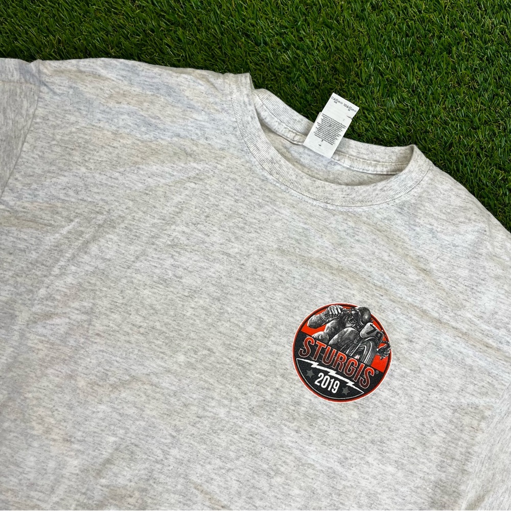 Sturgis Motorcycle Rally T-Shirt - Size L -‎ Used - 79th Rally